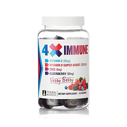 Therabotanics 4X Immunity Gummies For Adults & Beflexible Ultra Joint Support Supplement Bundle #TOP1
