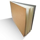 GOOD EXPERIENCE: Naturbelassenes Hartfaserpapier deckt das Skizzenbuch ab und macht es robuster.
