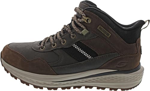 Skechers Slipins Slade Ultra-Turn bottes lacets marron enfiler sans se baisser