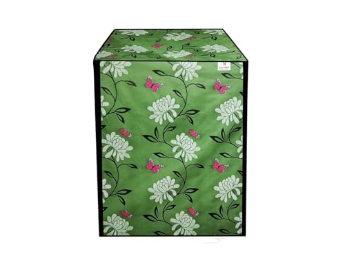 Image of Front Load Fully Automatic Washing Machine Cover for 8.5kg to 10kg | Waterproof & Dustproof Polyester Cover with Zip Closure | Suitable with Samsung, IFB, LG, Bosch & More (67 x 67 x 87 cm)