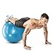 Exercise Stability Ball Chair with Hand Pump Use for Crossfit, Yoga, Balance & Core Strength Training, Non-Slip & Anti-Burst Extra Thick Fitness Ball(Blue&65CM)