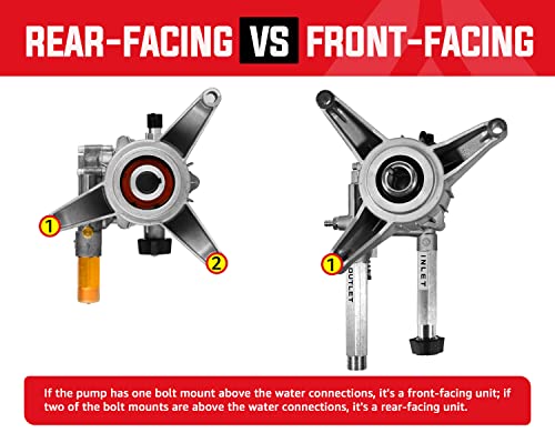 Yamatic 2923VB 7/8 Inch Shaft Vertical Pressure Washer Pump 3000 Psi @ 2.5 Gpm Replacement Pump thumb #4