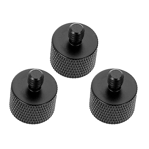 BESPORTBLE 3Pcs Microphone Stand Adapter Screws to Thread Mount for Mic Stands Lightweight and Durable for Connecting Microphone Holders and Accessories