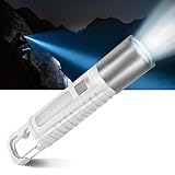 【2025最新の進化】懐中電灯 強力 高輝度 ledライト 広角180度COB作業灯 4モ-ド調光 ズーム調節 大容量電池 Type-C充電式 尾にフックが付い 軽量 携帯便利 作業用 停電 地震 避難対策 防災グッズ