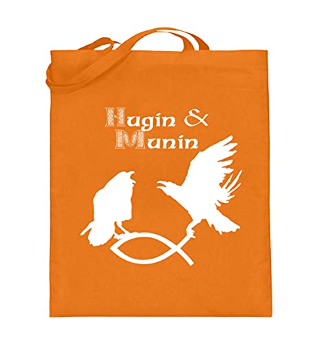 Sac en jute résistant de 38cm-42cm Hugin & Munin avec anses renforcées