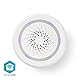 Smartlife Sirene - Wi-Fi - Netzstromversorgung - 8 Sounds - 85 dB - Android/IOS - Weiss
