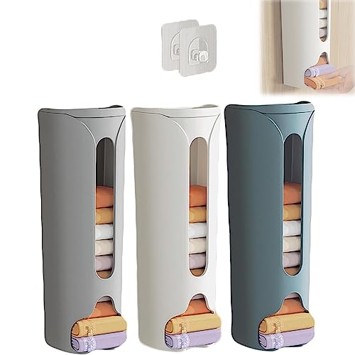 2023 New Wall Mounted Socks Panties Storage Box, Underwear Organizer Wall Mount – Punch Free Multifunctional Storage Box for Storing Panty, Lingerie, Ties (3PCS)