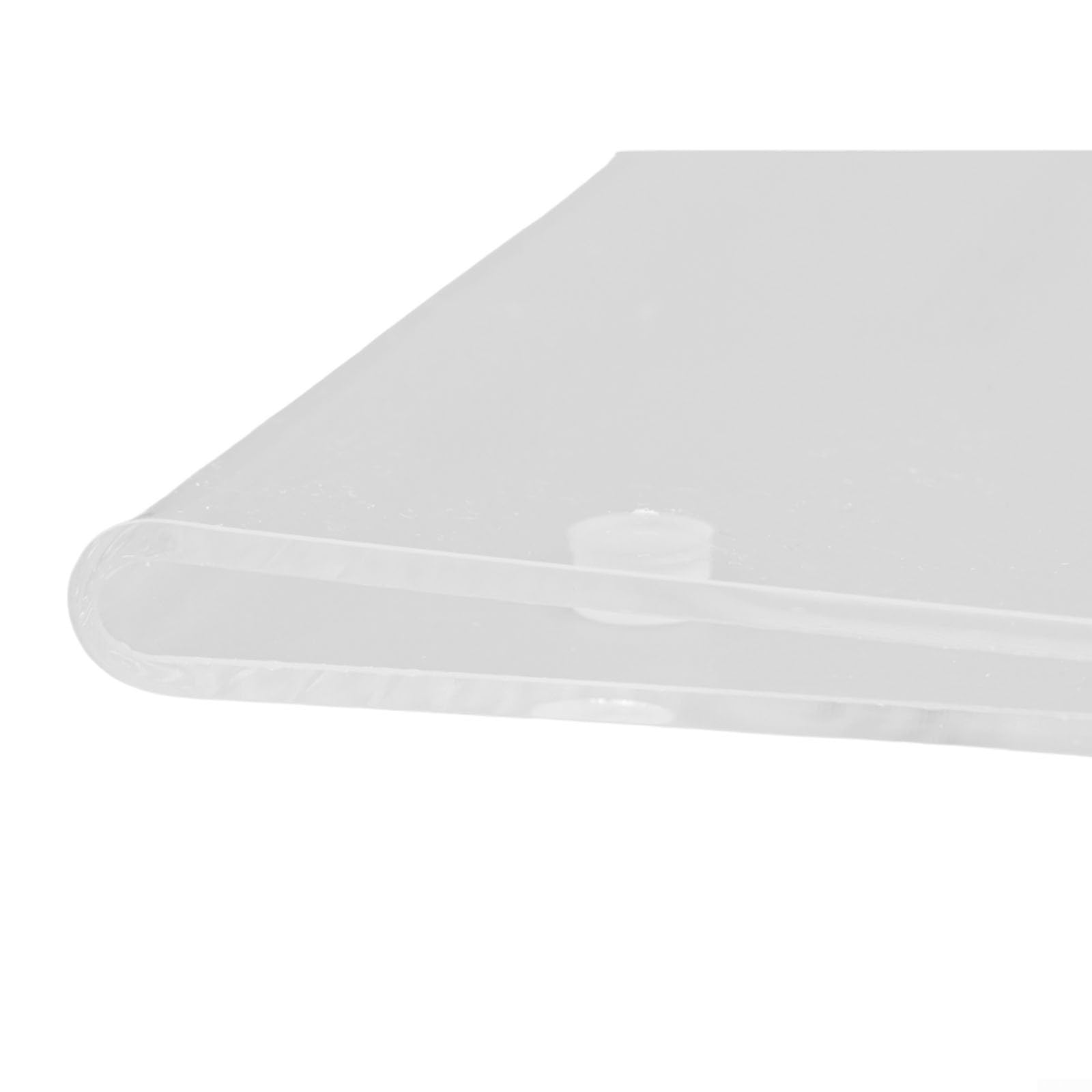 Cornice portafoto in acrilico, 32 x 32 cm, da appendere alla parete, in vinile, trasparente, con supporto e accessori per appendere