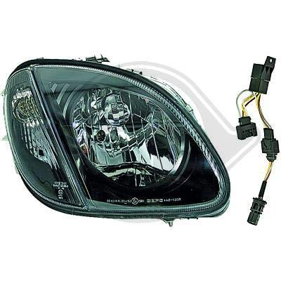 Shop Import 1635580, Scheinwerferlampen, Schwarz, für SLK R170 von 1996 bis 2004, 1 Paar