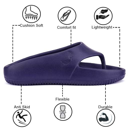 Image of BERSACHE Extra Soft Classic Casual with Regular wear with Ultra Soft & Flexibility Technology Flipflop for Men's