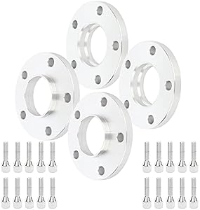 ECCPP 4X 15mm 5x120 12x1.5 72.56mm Wheel Spacer Adapters 5x4.75 to 5x4.75 5 Lug with Extended Bolt Lugs fit for E46 M3 E92 E90 525i 535i 525xi 530i 540i M5 528e 535is