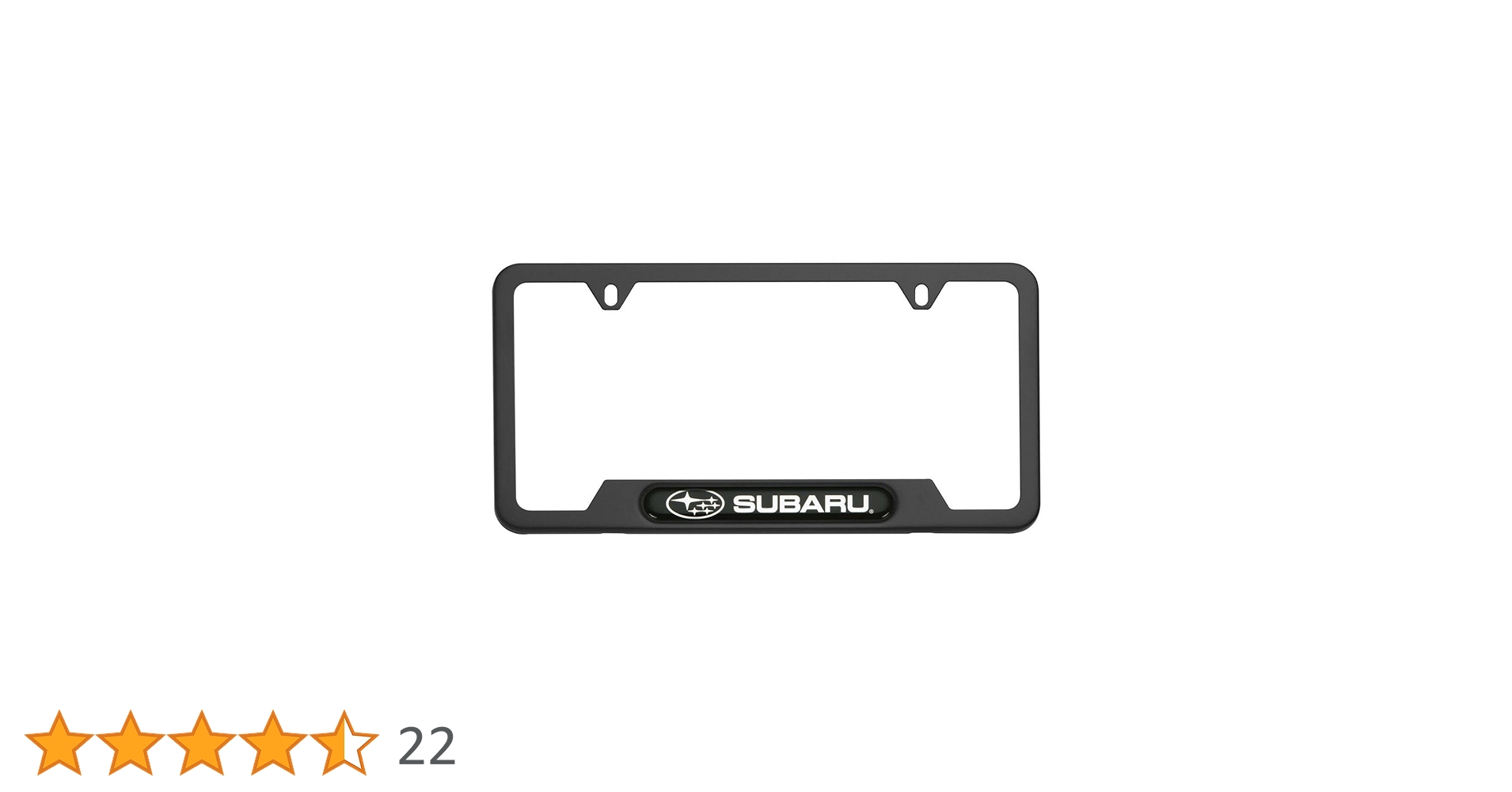 SUBARU  フォトフレーム 2020-2025 Subaru License Plate Frame (Subaru) Black