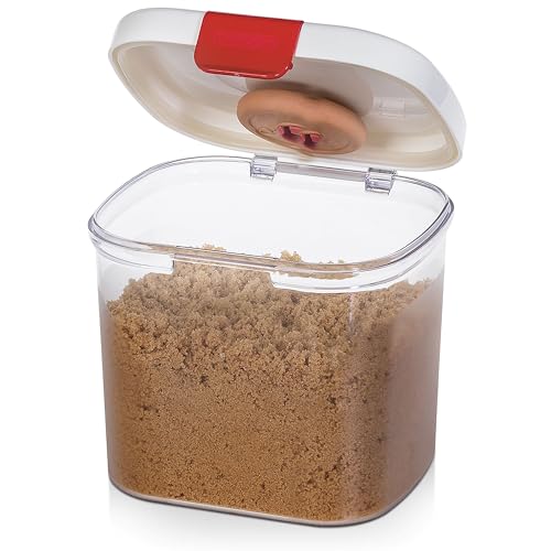 PrepSolutions Brown Sugar Keeper with Lid – 1.5-Quart Airtight Container for Moisture Control