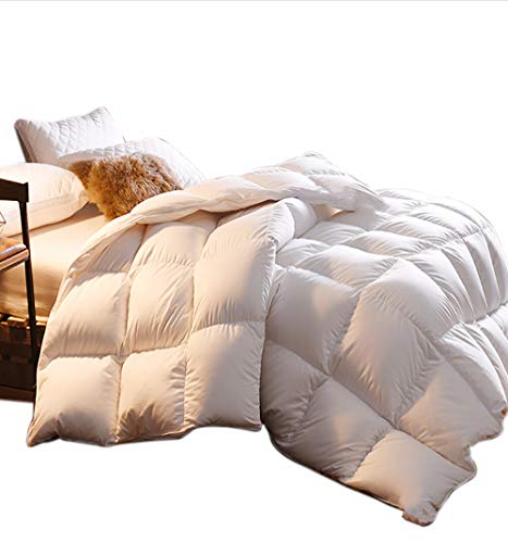 Alanzimo Premium Queen Goose Down Comforter, Duvet Insert Queen Down Comforter,1000 Thread Count