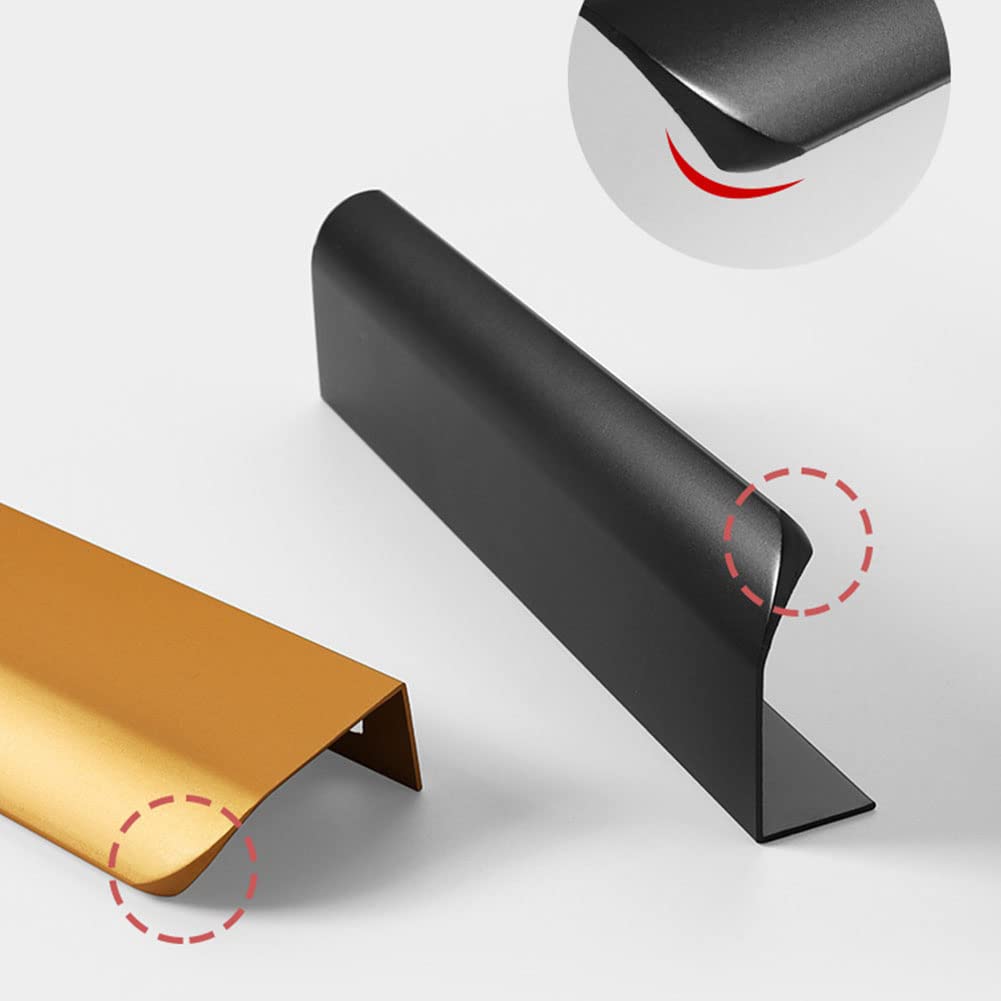 2 Stück Schrankgriffe Versteckte,Schubladenknöpfe Profilgriff Aluminium,Küchengriffe Profilgriff Aluminium,Gebürsteter Türgriff Möbelgriffe für Kleiderschrank Küche Schlafzimmer (800mm)