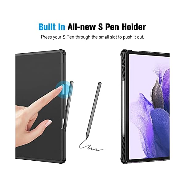 Fintie Hülle für Samsung Galaxy Tab S8 Plus 2022/S7 FE 2021/S7 Plus 2020 12.4 Zoll, Multi-Winkel Folio Schutzhülle mit S… – Bild 6