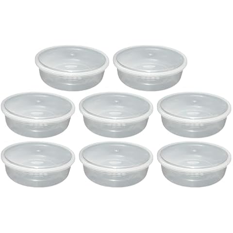 M1SS Pack of 8 Airtight Food Storage Containers Cover
