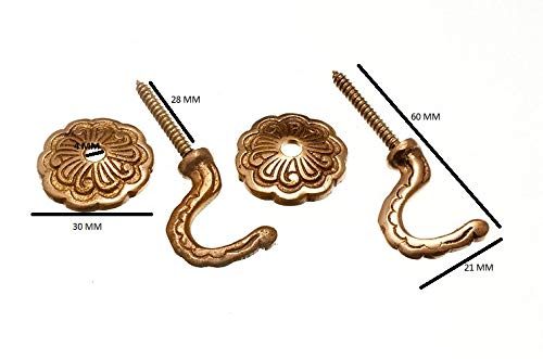 Vorhang-Raffhalter aus massivem Messing, 35 mm, 2 Stück, 100 Stück