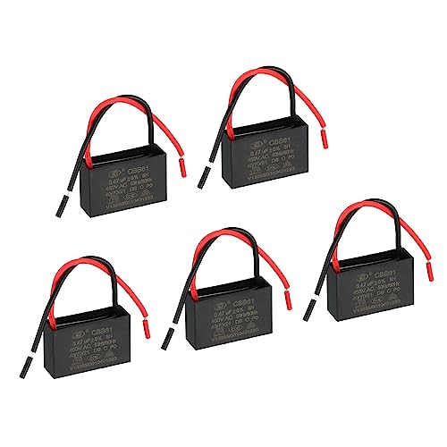 Condensateur CBB61 0.47uF pour réparer un ventilateur bruyant ou lent - Lot de 5 PATIKIL