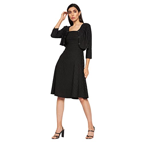 Image of CAMEY Women Striped Cotton Dress