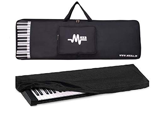 Image of Mexa keybard Bag for casio ctk2550 / ctk3500 / ctk3200 Keyboard Bag Padded Quality with dust Cover.