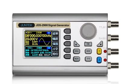 JDS 2900 Full Numerical Control Dual Channel DDS Function Arbitrary Wave Signal Source Generator Frequency Counter Sweep Meter (40MHZ)