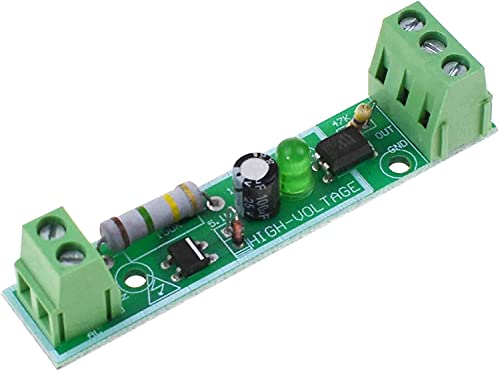 Optocoupler Isolation Module 1/3/8 Channel Photoelectric Isolated Module AC 220V Detection Module Isolated Board Signal Converter Module (1 Channel)