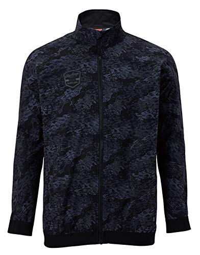 ローリングス(Rawlings) 野球用 BLACK LABEL ブラックレーベル 長袖ストレッチジャケット AOS11S01 ダークグレー サイズ XO