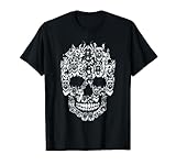 German Shepherd Dog Graphic Halloween Skull Costumes T-Shirt