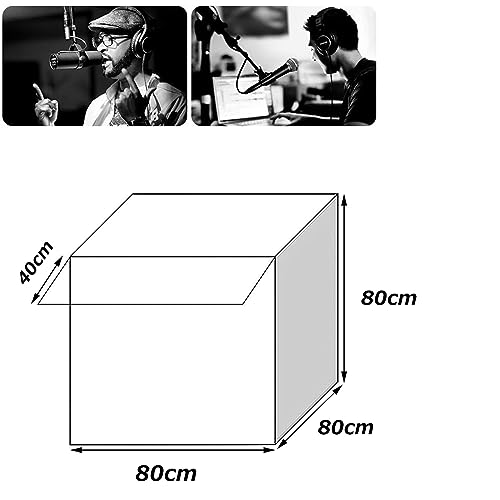 Mousse absorbante haute densité pour bouclier d'isolation microphone de table - 4