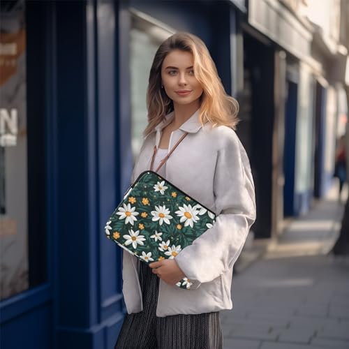 Funda para portátil 13-14 pulgadas con diseño floral resistente al agua miniatura 7