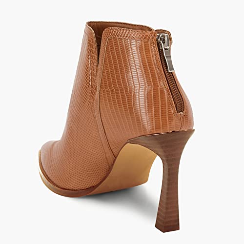 Juliet Holy Womens High Heel Booties Pointed Toe V Cut Back Zipper Short Dress Ankle Boots3