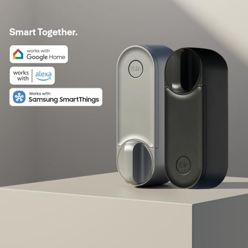 Image of Yale Linus Smart Lock L2 in Silver [NO Subscription Required] | Keyless Access | Easy Installation | Remote Lock and Unlock | Virtual Keys | Real-time Alerts | Compatible with The Yale Home app