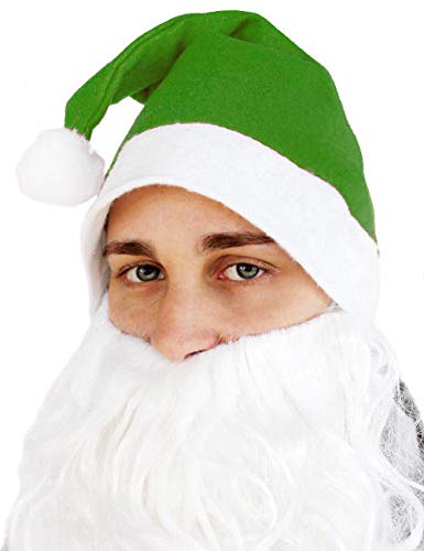 Preisvergleich Produktbild Generique - Grüne Weihnachtsmann Mütze für Erwachsene