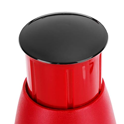 Picador manual de ajo acero inoxidable rojo miniatura 7