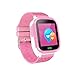 Smartwatch de Niños Miss Fortan Reloj Digital Deportes Fitness Actividad Reloj Mujer Hombre Reloj de Pulsera, Modo de Aula, Recordatorio de Llamada, Chat de WeChat (Rosa)