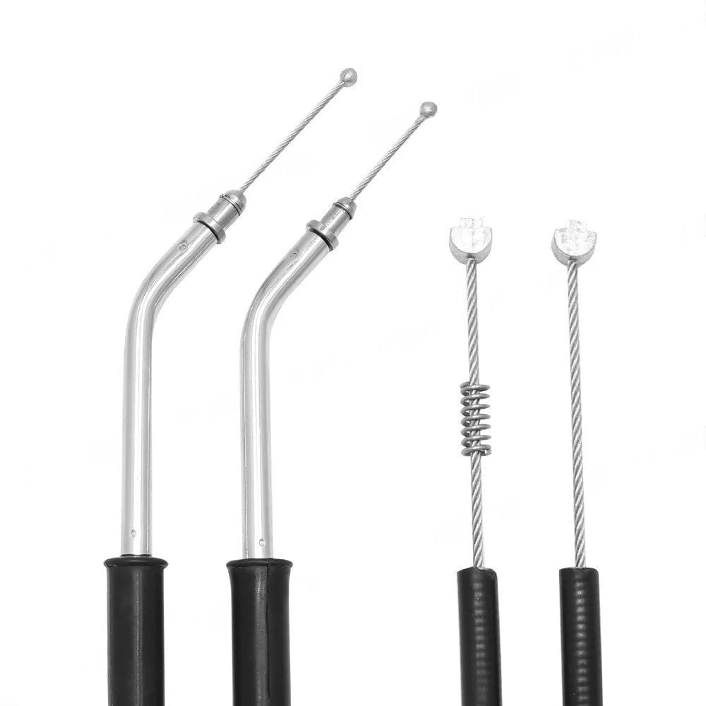 Cables de acero tejidos para motocicleta, funda cables acelerador Para Sportster XL1200 883 Para Dyna Para Road King Para Electra Glide