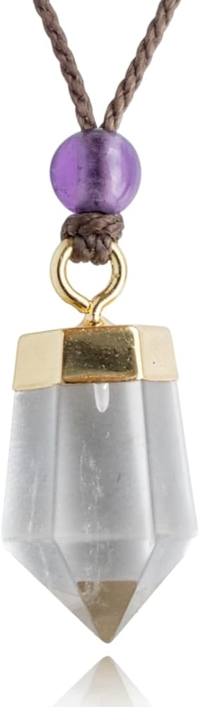 Amazon | [Freaky Hands] 水晶 ネックレス クリスタル 天然石