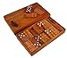 terrapin trading limted Ethical Wooden 28 Piece Thai Dominoes Domino Boxed Set Travel Board Game