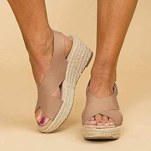 Sandales plates en cuir pour femme - Sandales orthopédiques - Semelle intérieure confortable - Idéal pour hallux valgus - Grands orteils - Rose - Taille 36 Cover