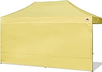 Vista 25 de ABCCANOPY - Toldo desplegable para el sol 10'x 10', pared lateral de 10' (1 panel), más de 15 colores, con cintas para sujetar de la estructura