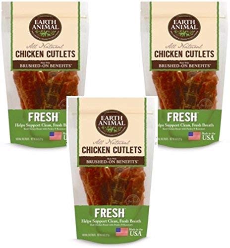 Earth Animal Fresh Breath Treats - 8oz Each (3 Pack)
