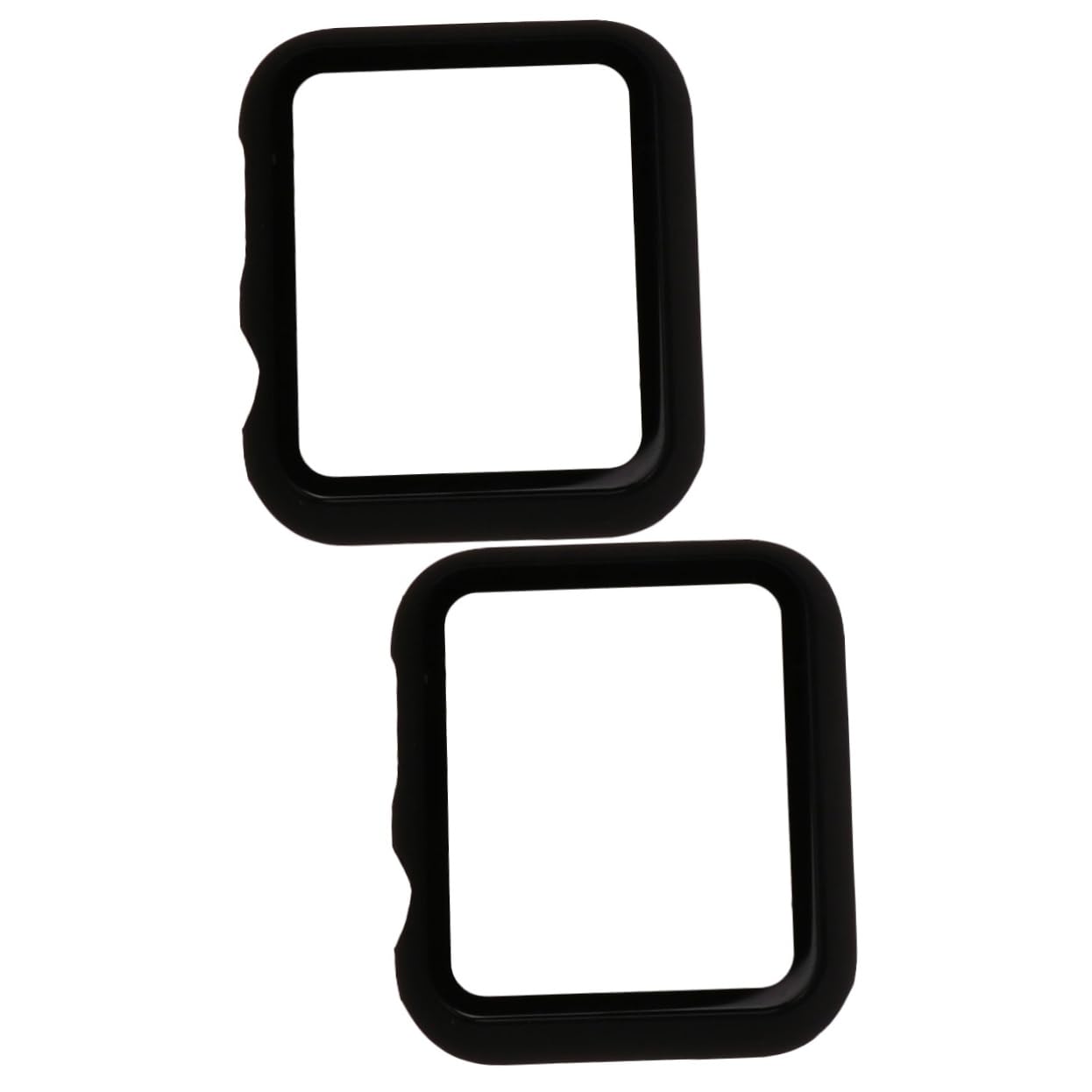 UKCOCO 2 Pcs Silicone Case Silicone Bumper for Bling Smartwatch Tempered Glass Film Best Screen Film Tempered Protective Film The Reloj Inteligente 3d Pearlescent Protector