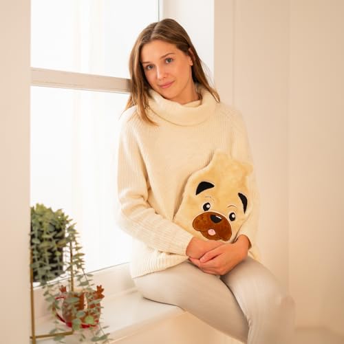 soxo Lustige Wärmflasche Mit Bezug Geschenk Für Frauen Männer Geschenke Lustig Wärmeflasche Hund 2