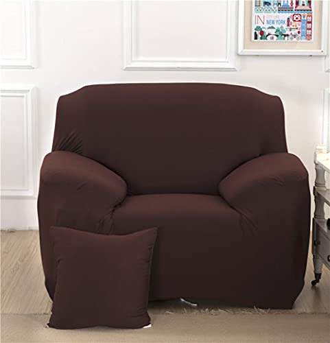Housse de canapé 2 places extensible Spandex Polyester salon angle 145-185cm