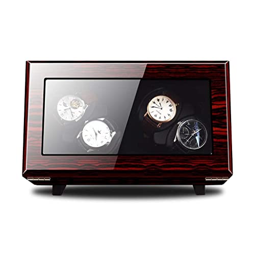 Caja automática de relojes Enverners para evitar paradas con motor silencioso para 4 piezas