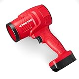 Small Cordless Leaf Blower Compatible with Milwaukee m18 Battery, 125-MPH 430-CFM Handheld Electric Dust Blower, Battery Powered Leaf Blowers for Keyboards Patio Rain Snow Removal (No Battery)