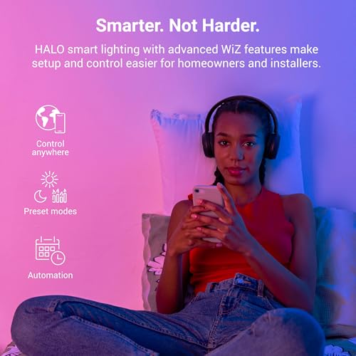 HALO Pure Smart Wi-Fi Dimmer Switch for Traditional Non Smart Dimmable Lights, 120V Hardwired Single Pole 3-Way Compatible with Alexa Google Assistant Voice Control - SWW-DIM-WH by HALO - Image 6