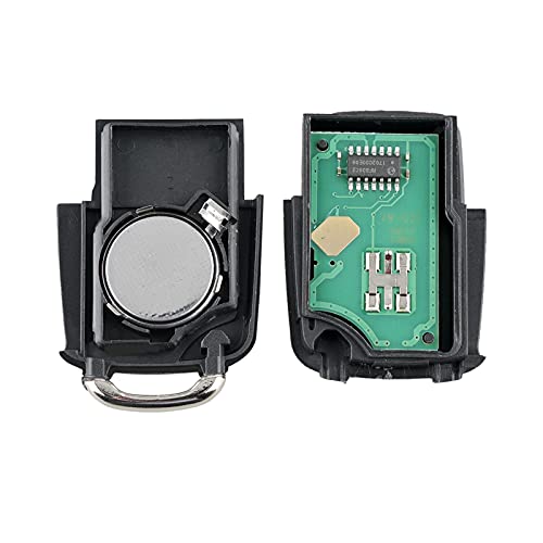 Heart Horse 2 Tasten V-W Auto Fernbedienung Schlüssel mit 433Mhz ID48 Chip und Batterie für V-w Golf 4 5 6 Passat MK4 Polo BO-ra to-ur-an T5 Autoschlüssel Gehäuse mit Klinge (OEM:1J0959753AG)