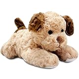 NuomiYue 12' Brown Dog Stuffed Animals Plush Toys for Kids and Babies, Cute Puppy Plushies Pillow, Puppy Stuffed Animals Plush Toy for Carnival and Christmas Decorations, Dog Themed Party Favors